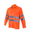 CAMISA MANGA LARGA CHINTEX NARANJA