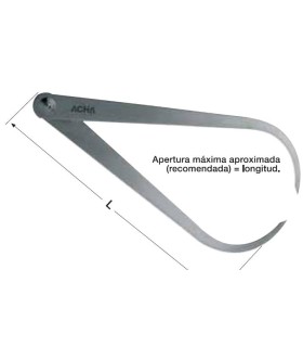 COMPAS EXTERIORES/GRUESOS 150 mm