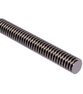 BARRA HUSILLO DIN103 INOXIDABLE 24x5x3000 DCHA