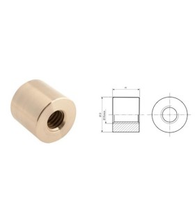 TUERCA BRONCE CIL.LISA LR-40x7