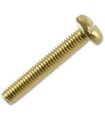 6X10  TORNILLO REDONDO RANURADO DIN 86 LATON