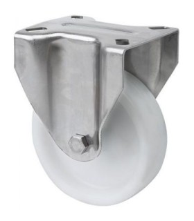 RUEDA FIJA 17ZVI100-UT POLIAMIX INOX ALEX 2-1163