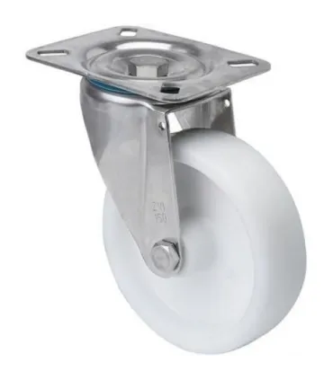 RUEDA GIRAT. 10ZVI125-UT POLIAMIX INOX ALEX 2-1164