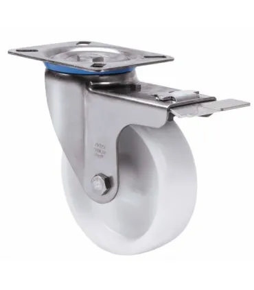 RUEDA GIRAT. 10ZVIFD100-UT INOX FRENO ALEX 2-1642