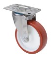 RUEDA GIRAT. 10ZVI100-POL POLIURET.INOX ALEX 2-2418