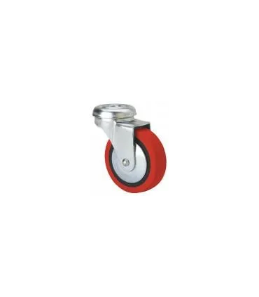 RUEDA POLIU.GIR. AGUJ.PASANTE 30 mm ALEX  2-2570 15Kg