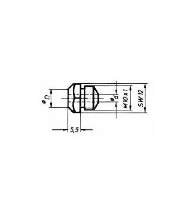 BOQUILLA REMACHE Ø5MM HN2 16/36