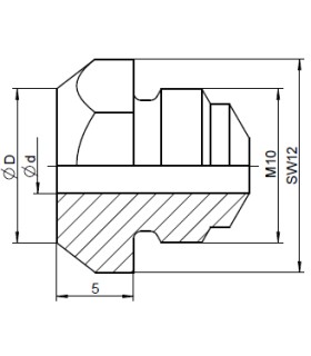 BOQUILLA REMACHE Ø6mm HN2 16/40