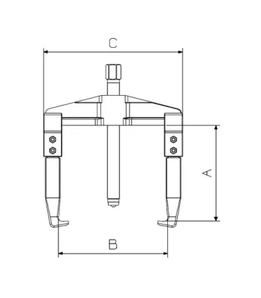 EXTRACTOR FORZA 2 PATAS 200X350
