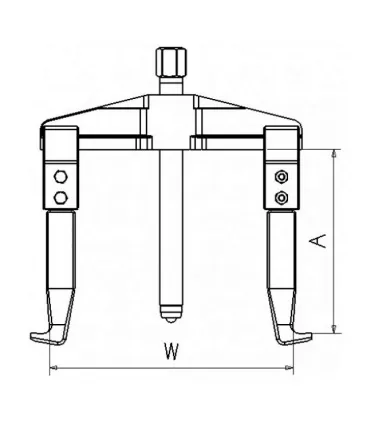 EXTRACTOR FORZA 2 PATAS 200X350