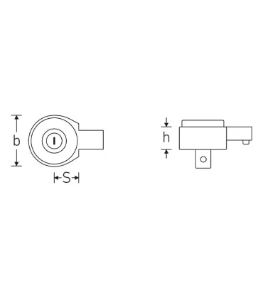CARRACA ACOPLABLE 1/2" 735/20 14x18 de rueda