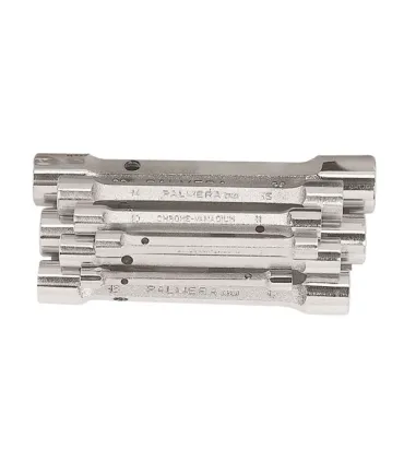 J.LLAVES TUBO 6 pcs 6-7/16-17 CR-V FORJADAS