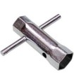 LLAVE BUJIA MOTO CHAPA, 2 MEDIDAS 16 Y 20,8MM