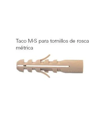CAJA 20 TACO NYLON M+S Ø12 P/TORNILLO M-10