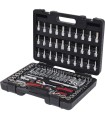 JUEGO KS VASOS+PUNTAS 1/4+3/8 PULGADAS+METRICO 99PCS 918.0699