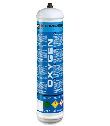CARTUCHO OXIGENO 110 lit 165 bar ROSCA M10x100