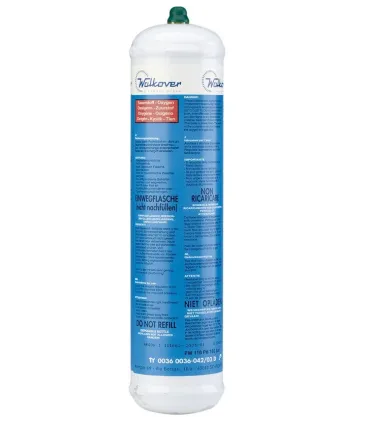 CARTUCHO OXIGENO 110 lit 165 bar ROSCA M10x100