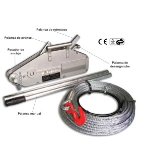 TENSOR CABLE ECO 800KG CON 20MTS DE CABLE