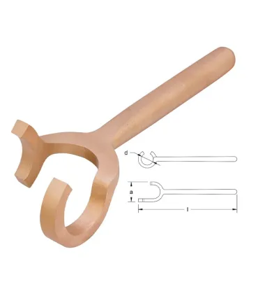 LLAVE ACERO P/ VOLANTES VALVULAS  Ø50 L550 DN250-400