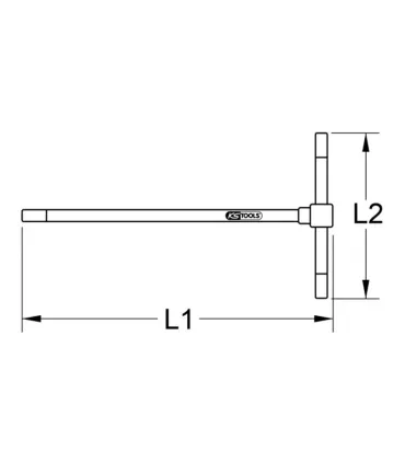 LLAVE MANGO T 3 PUNTAS TORX T40