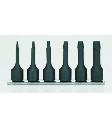 JUEGO VASOS EXTRACTOR AFLOJA PERNOS 2-3-4-6-8-10 3/8"