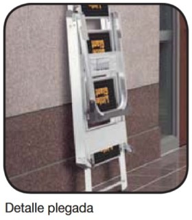 ESCALERA ALUMINIO 5 PELDAÑOS PROFESIONAL