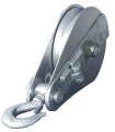 POLEA DESMONTABLE ALUMINIO 100mm 600Kg CUERDA MAX 22mm
