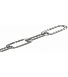 METRO CADENA SERIE LARGA INOX 5mm. ESLABON 20x45mm 763