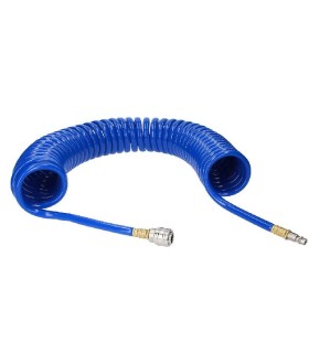 ESPIRAL TUBO AIRE Ø10mm Lomng 10 Metros C/ ENCHUFE RÁPIDO
