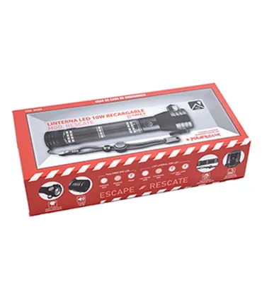 LINTERNA RECTA LED 10W 800LM MOD. RESCATE