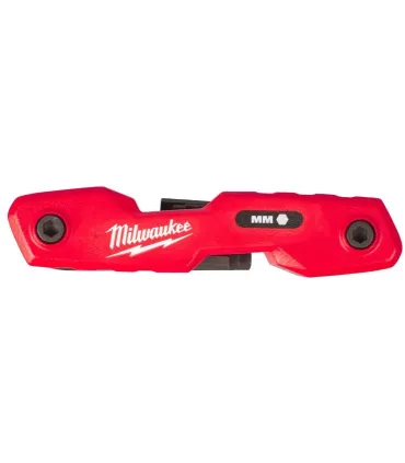 JUEGO LLAVES ALLEN NAVAJA 8 PIEZAS 1,5-8mm MILWAUKEE