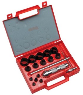 JUEGO SACABOCADOS 3 A 30MM CON COMPAS