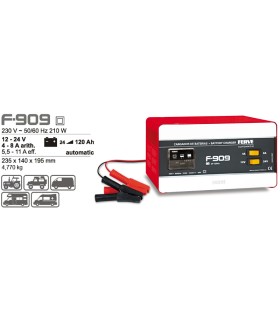 CARGADOR BATERIA AUTOMATICO 12-24V 4-8Amp (24-120Ah)