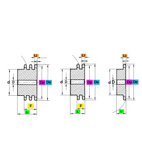 PIÑO CIEGO 1/2 DOBLE Z86 "ESP"