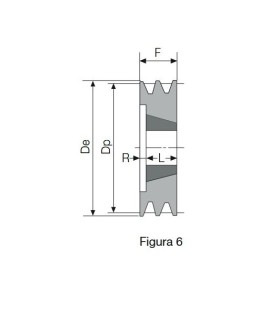 POLEA TAPER 132 3 CANALES SPZ (2012)