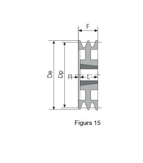 POLEA TAPER 224 3 CANALES SPB (2517)
