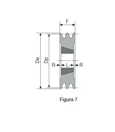 POLEA TAPER 224 4 CANALES SPC (3535)
