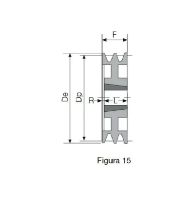 POLEA TAPER 236 3 CANALES SPB (2517)