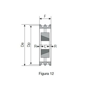 POLEA TAPER 280 3 CANALES SPB (3020)