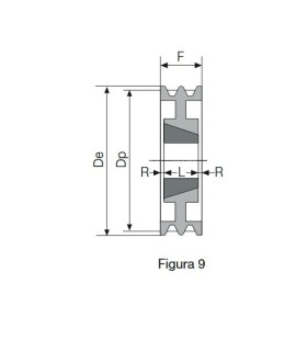 POLEA TAPER 300 5 CANALES SPC (3535)