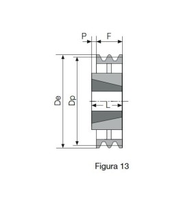 POLEA TAPER 450 4 CANALES SPB (3535)