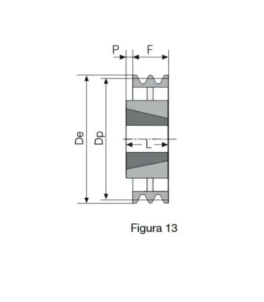 POLEA TAPER 450 4 CANALES SPB (3535)