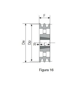 POLEA TAPER 560 6 CANALES SPB (4040)