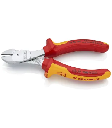 ALICATE CORTE DIAGONAL E.FUERTE 1000V 160MM 7406160