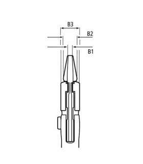 LLAVE ALICATE AJUSTABLE 250MM 0-46MM M/GRUESO 86.05.250
