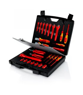 MALETA HTA 1000V ELECTRICISTA 26PCS KNIPEX 98.99.12