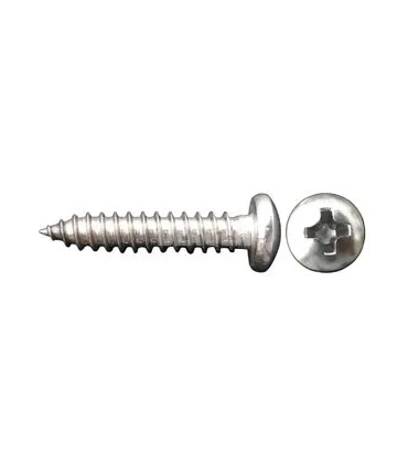 Ø 5,5x45 TORN. ALOMADO PHILLIPS DIN 7981 INOX A2