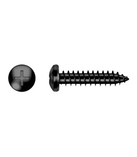 Ø 4,2x13 TORN. ALOMADO PHILLIPS DIN 7981 ZINCADO NEGRO