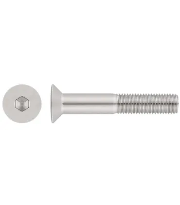 M10X70 TORNILLO AVELLANADO DIN 7991 INOX A2