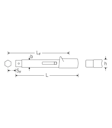 LLAVE DINAMOMETRIA 730/2 STAHLWILLE 0,4-2KgM alojamiento 9x12mm